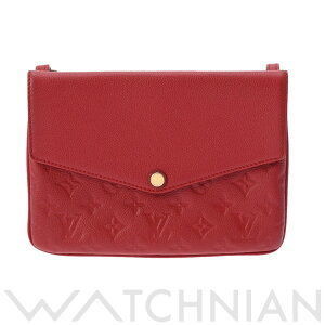 Louis Vuitton Twice Cerise Red Empreinte Shoulder Bag